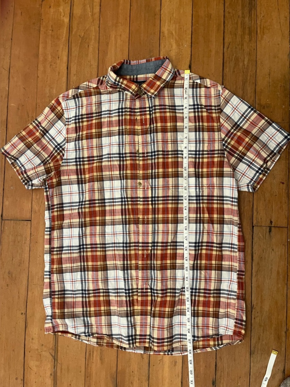 Pendleton plaid size medium short sleeve shirt